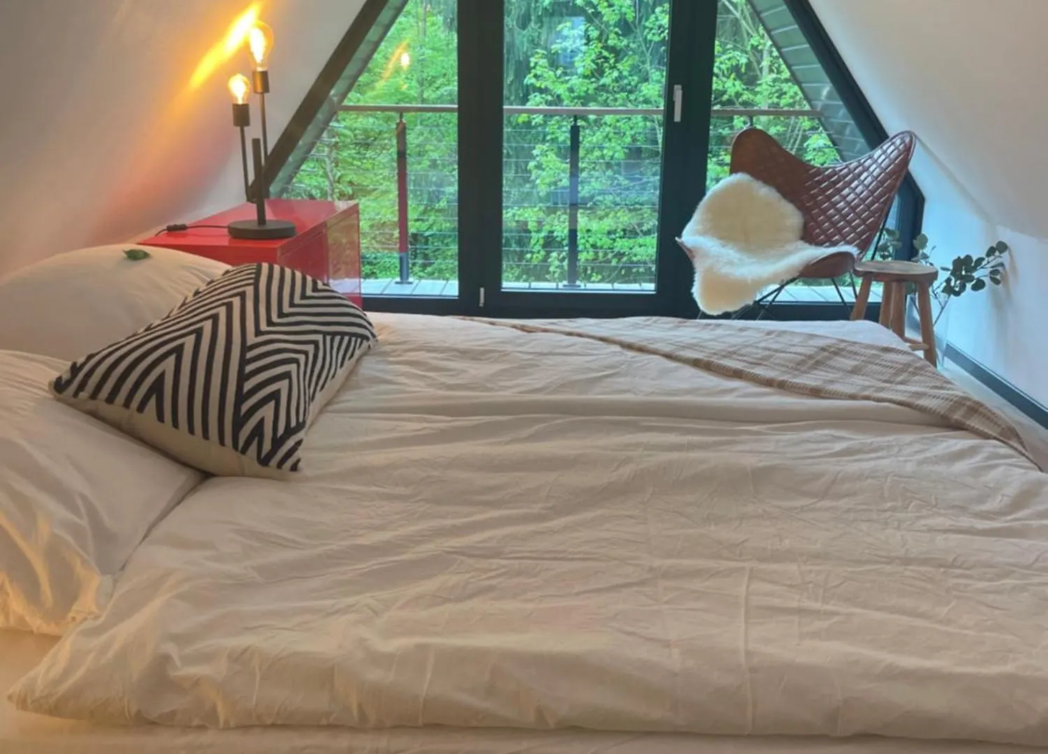 Villa Haus28 - Modernes A-Frame Im Wald Grattersdorf Ferienhaus